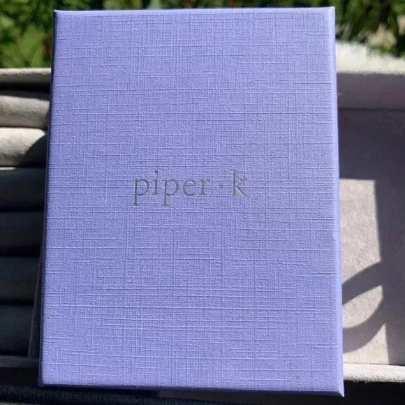 Piper- K Wooden Earrings - Picture 6 of 6